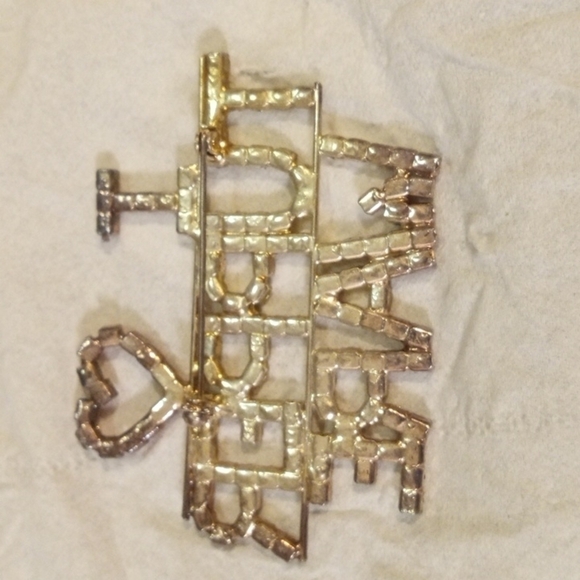 Vintage Tupperware Rhinestone Brouch - Picture 3 of 3